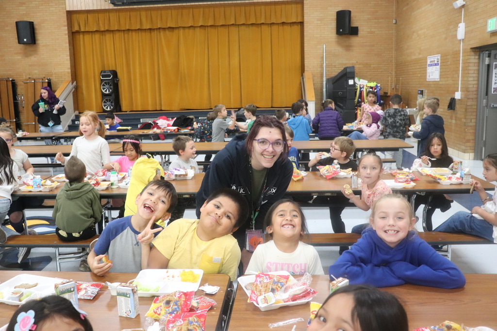 Aides helping students