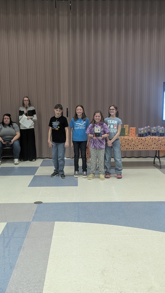 Robotics Members holding their award after competition