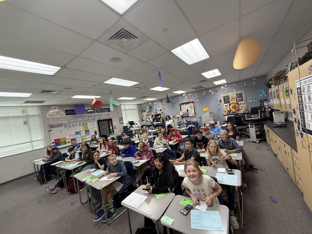 Speed Mathing!! Students became a master of a proportion and then everyone rotated and solved each other's problems. We had a fun day!