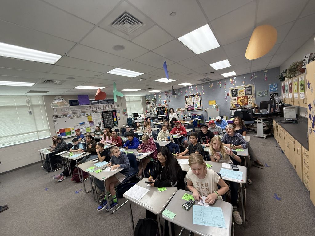 Speed Mathing!! Students became a master of a proportion and then everyone rotated and solved each other's problems. We had a fun day!