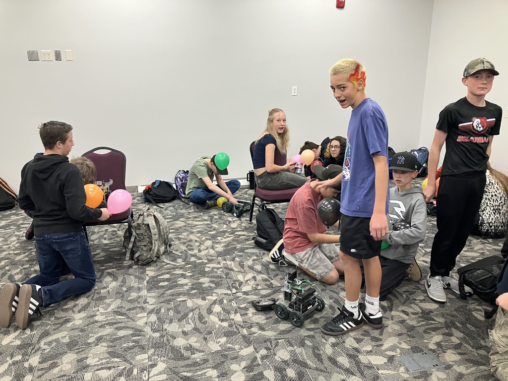 The 8th grades Gateway Automation & Robotics class was invited to a district competition between other Gateway classes to introduce them to the 9th grade Robotics teachers at WIC (Weber Innovation Center) along with have a fun competition between all the schools. It was the first of it's kind and we hope to have this event every semester for the classes.