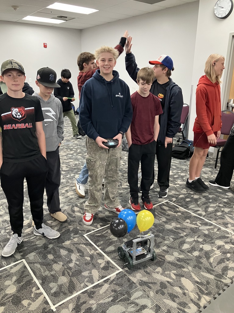 The 8th grades Gateway Automation & Robotics class was invited to a district competition between other Gateway classes to introduce them to the 9th grade Robotics teachers at WIC (Weber Innovation Center) along with have a fun competition between all the schools. It was the first of it's kind and we hope to have this event every semester for the classes.