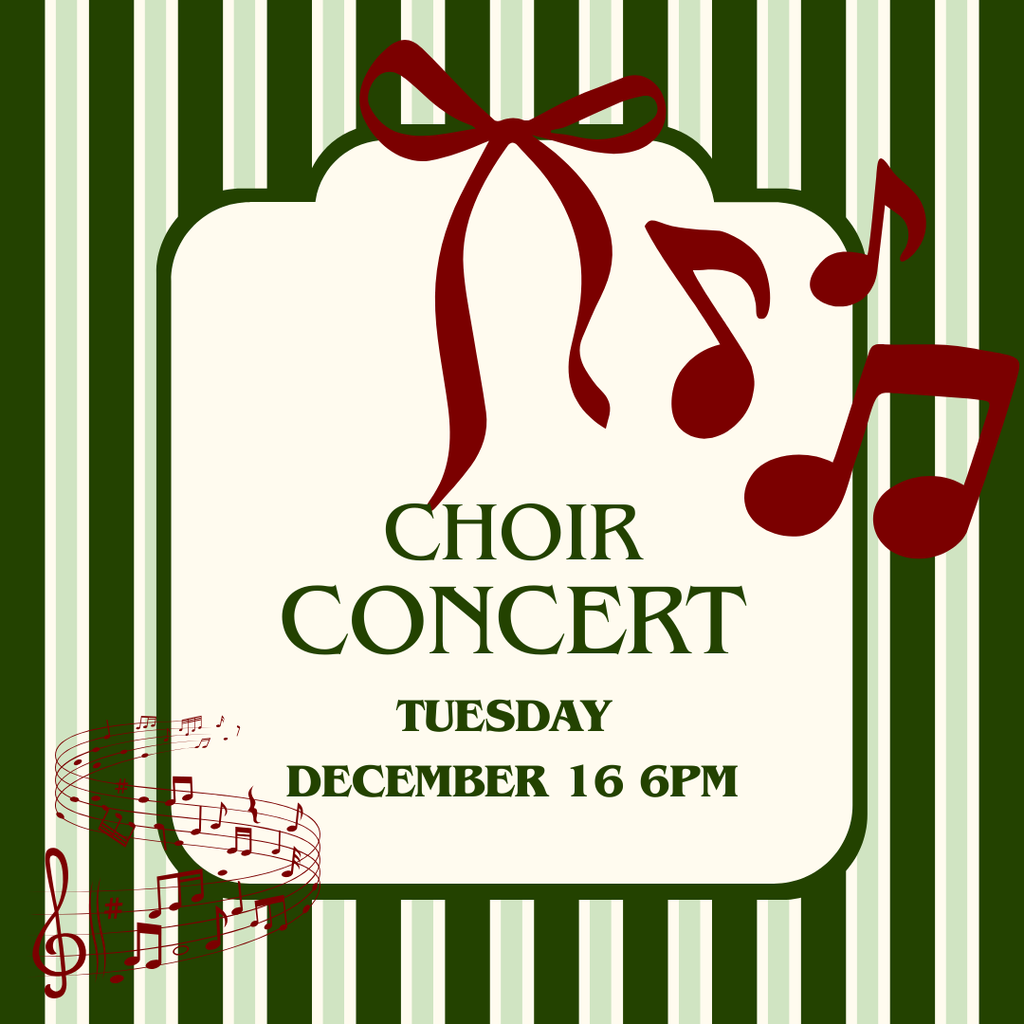 choir concert tuesday december 16 6pm