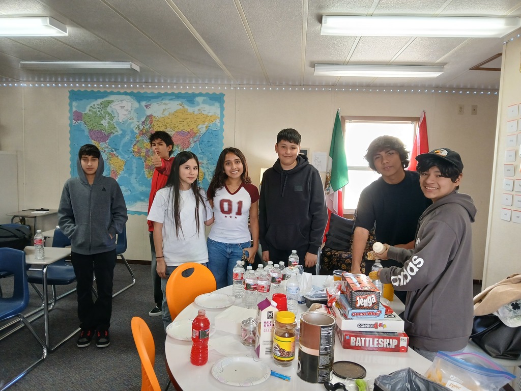 The English Language Learners Newcomer class had a "friendsgiving" to share and eat foods from each other's home countries and cultures.