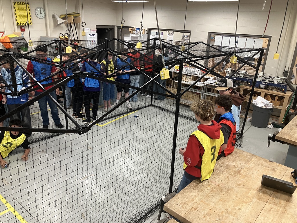 The Drone aviation class has been hard at work learning the knowledge to be a drone pilot. They now are learning the skills that it takes to fly them. Completing tasks such as precision launch and landing along with flying in set patterns.