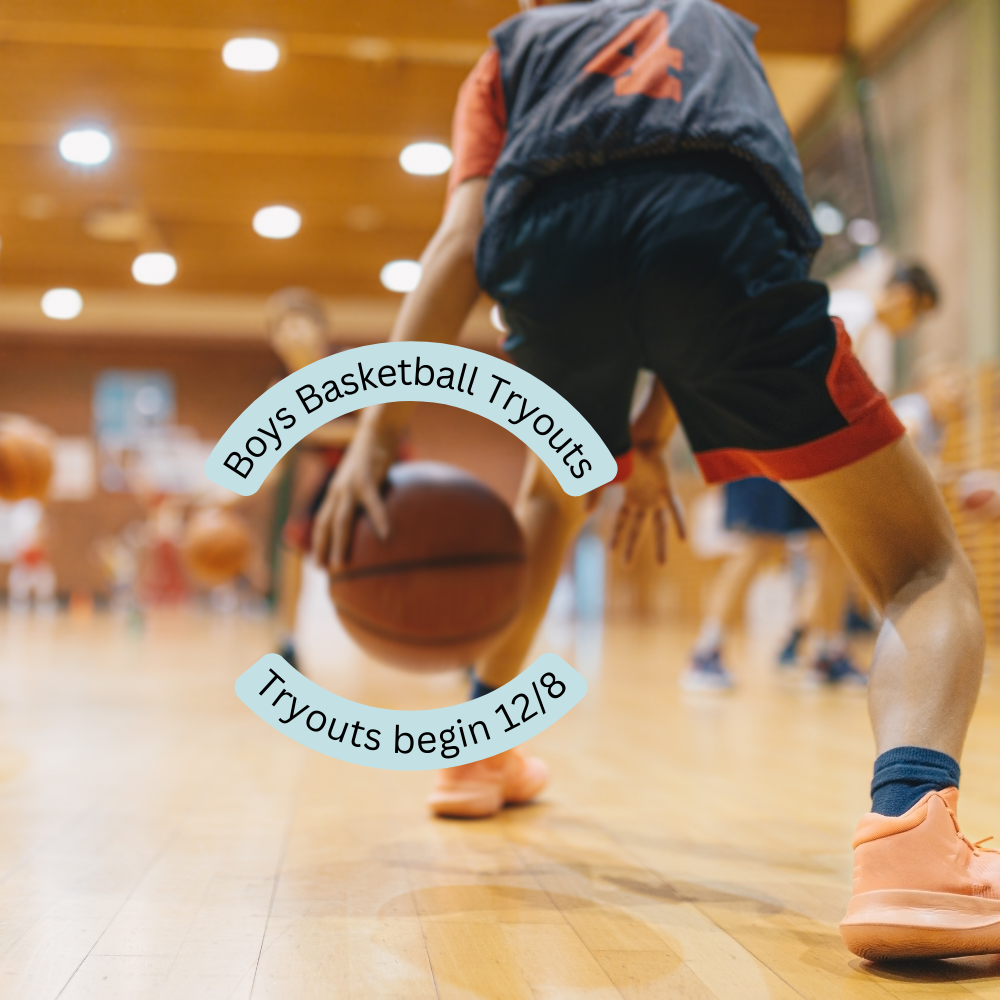 Boys Basketball Tryouts Begins Monday, 12/8 Sign up now! https://qrto.org/Y5IJBS