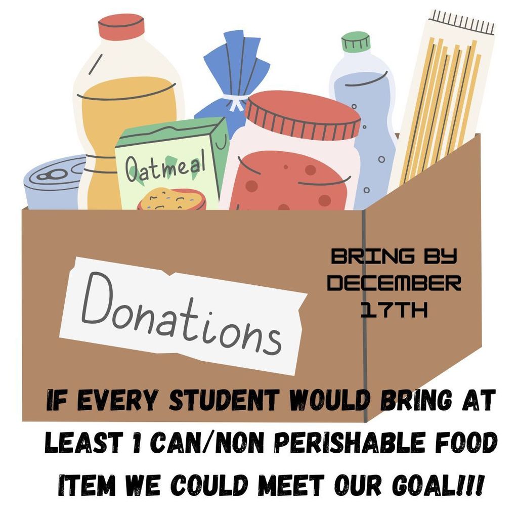 Bring a can of food to donate