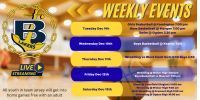 Weekly Activties 12/8-12/12