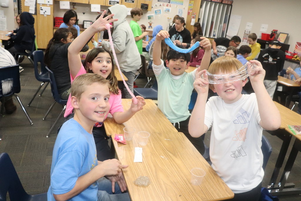 5th grade learning about slime
