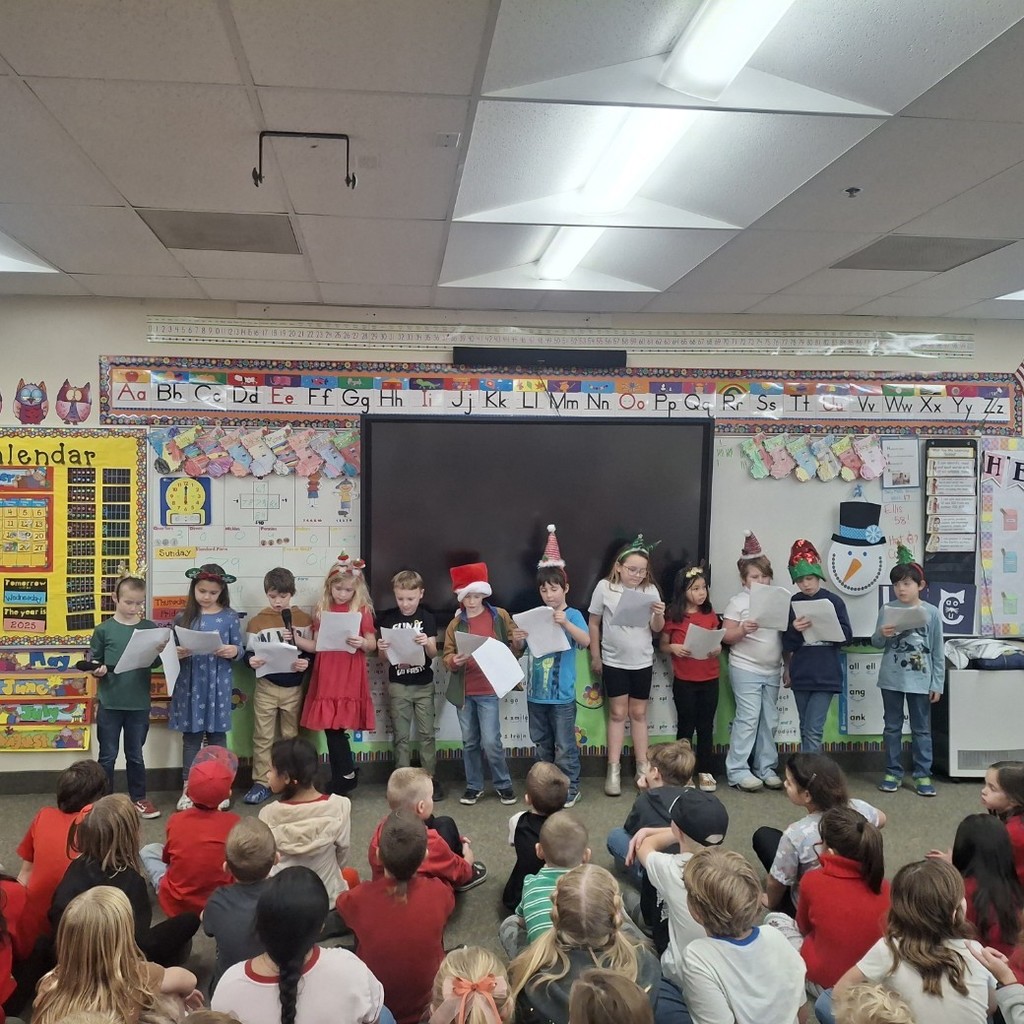 Miss Ellis' class performing their reader's theater