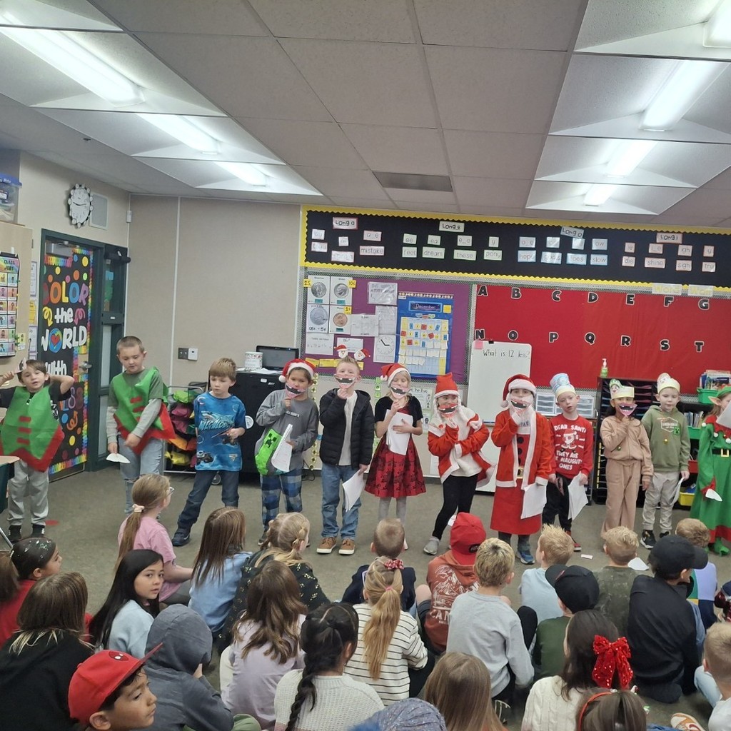 Mrs. Irvine's class performing their reader's theater