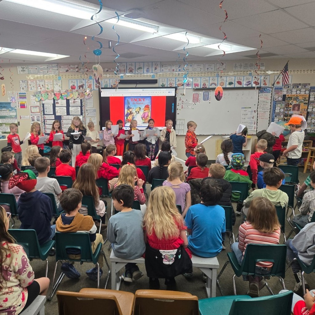 Sr. Findlay's class performing their reader's theater