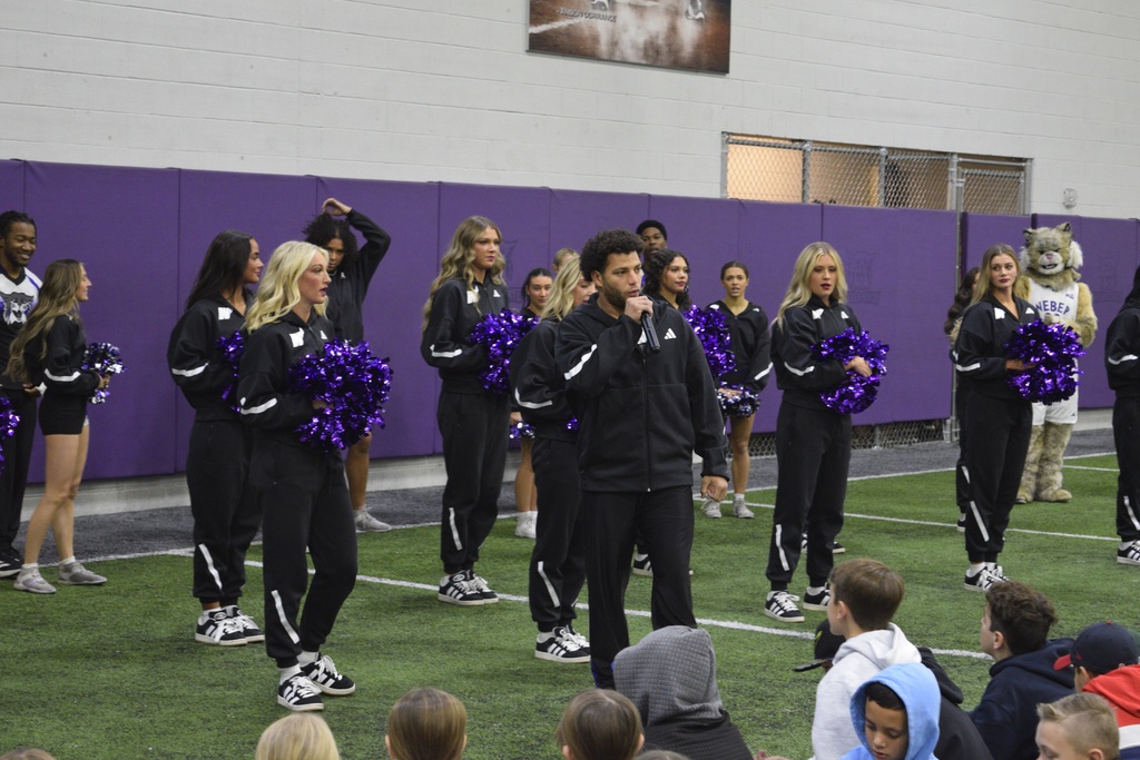 5th graders from our district experiencing the energy of a college basketball game at Weber State University