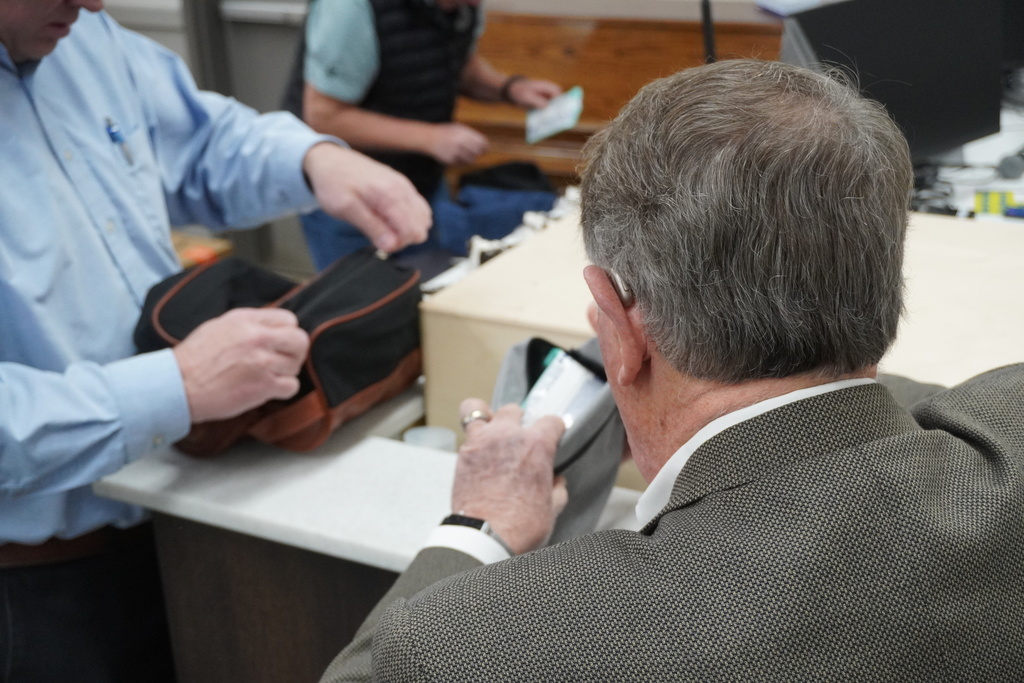 Board members came together to assemble hygiene kits that will be available at teen centers for students in need.
