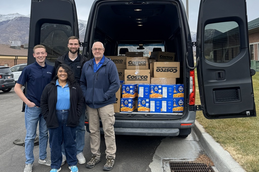 Audio Enhancement showed up in a powerful way for our students. Their generous donation of meal kits, snack kits, treats, and pantry items will help fill our teen centers and food pantries.
