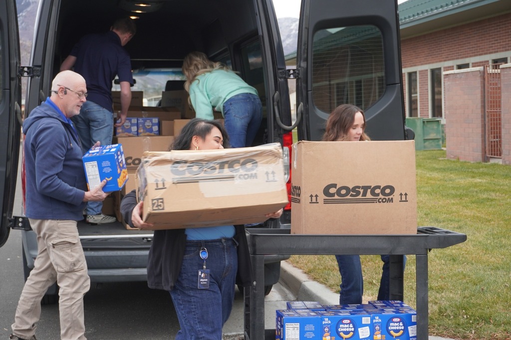 Audio Enhancement showed up in a powerful way for our students. Their generous donation of meal kits, snack kits, treats, and pantry items will help fill our teen centers and food pantries.