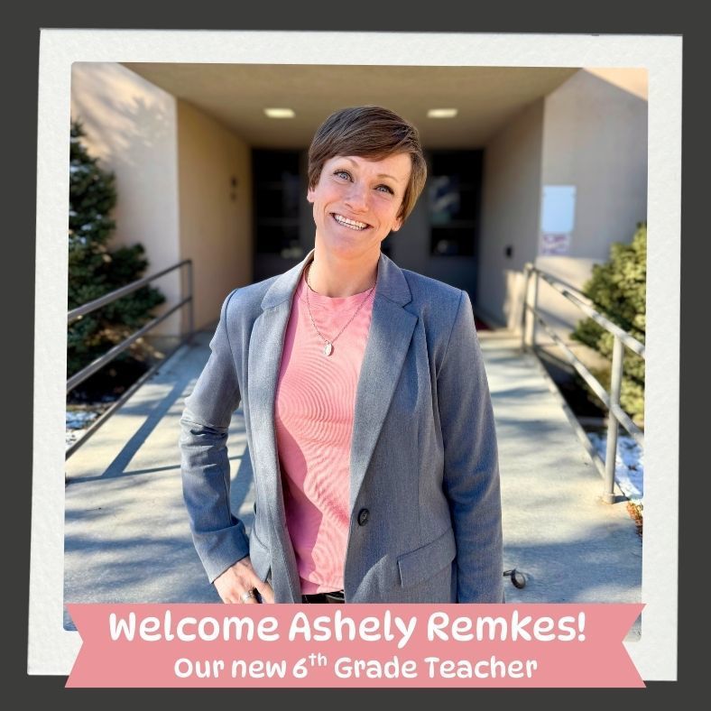 welcome Ashley Remkes! our new 6th grade teacher