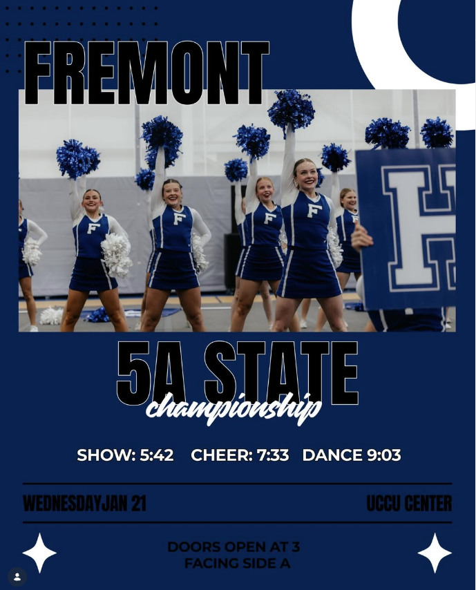 5A State Cheer Championship Jan 21st 5:42, 7:33, and 9:03