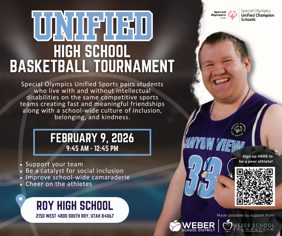 Unified High School Basketball Tournament Flyer