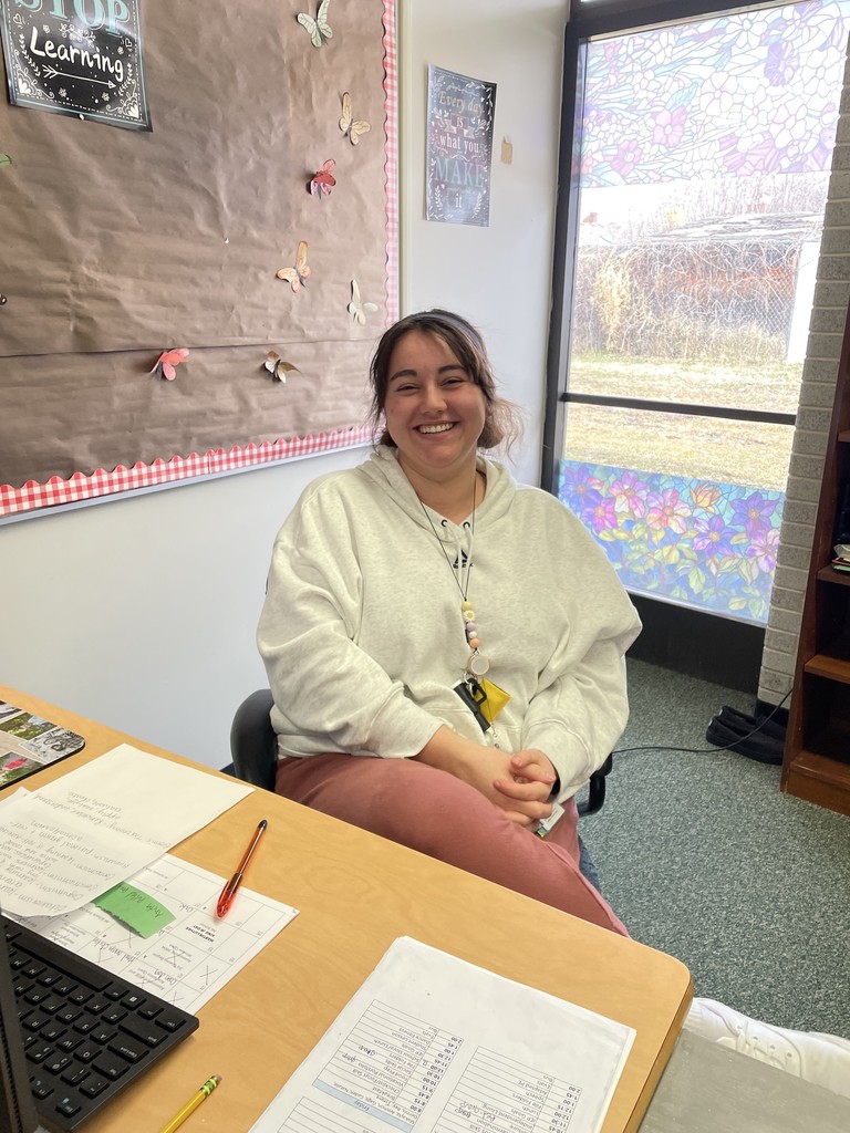 Caroline working in LIFE Classroom