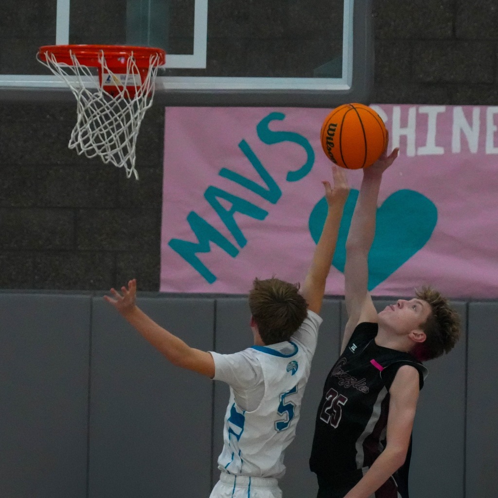 Junior high basketball players.