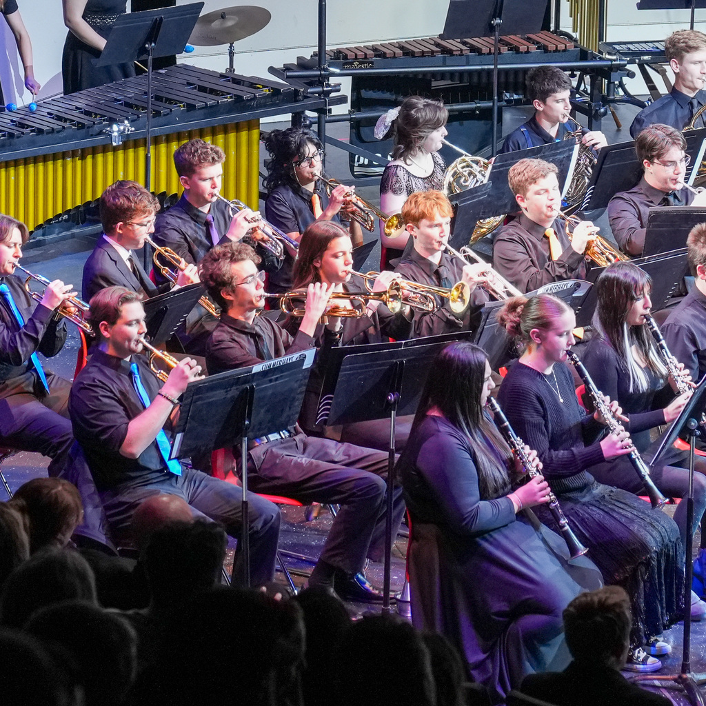 District Honor Band musicians.