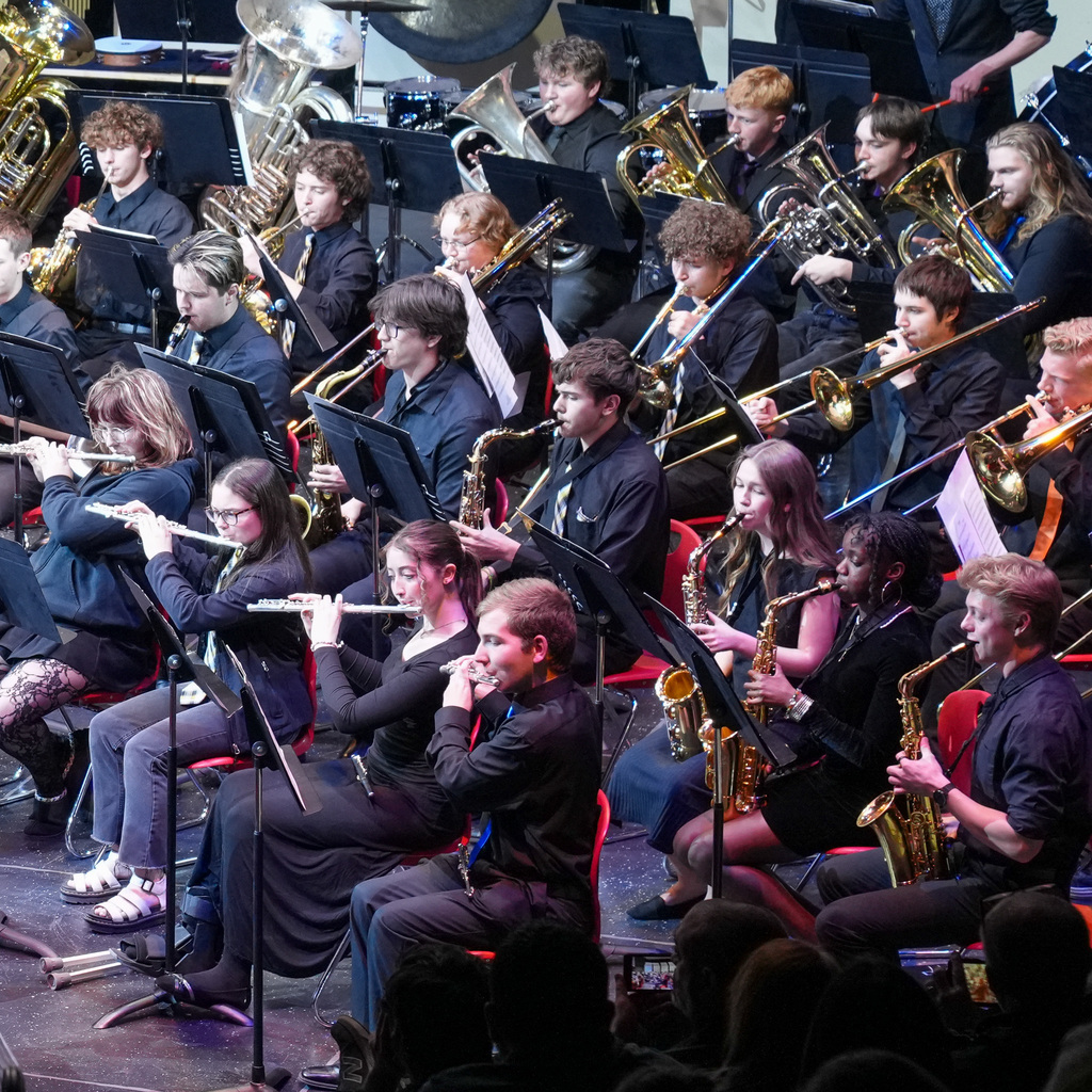 District Honor Band musicians.