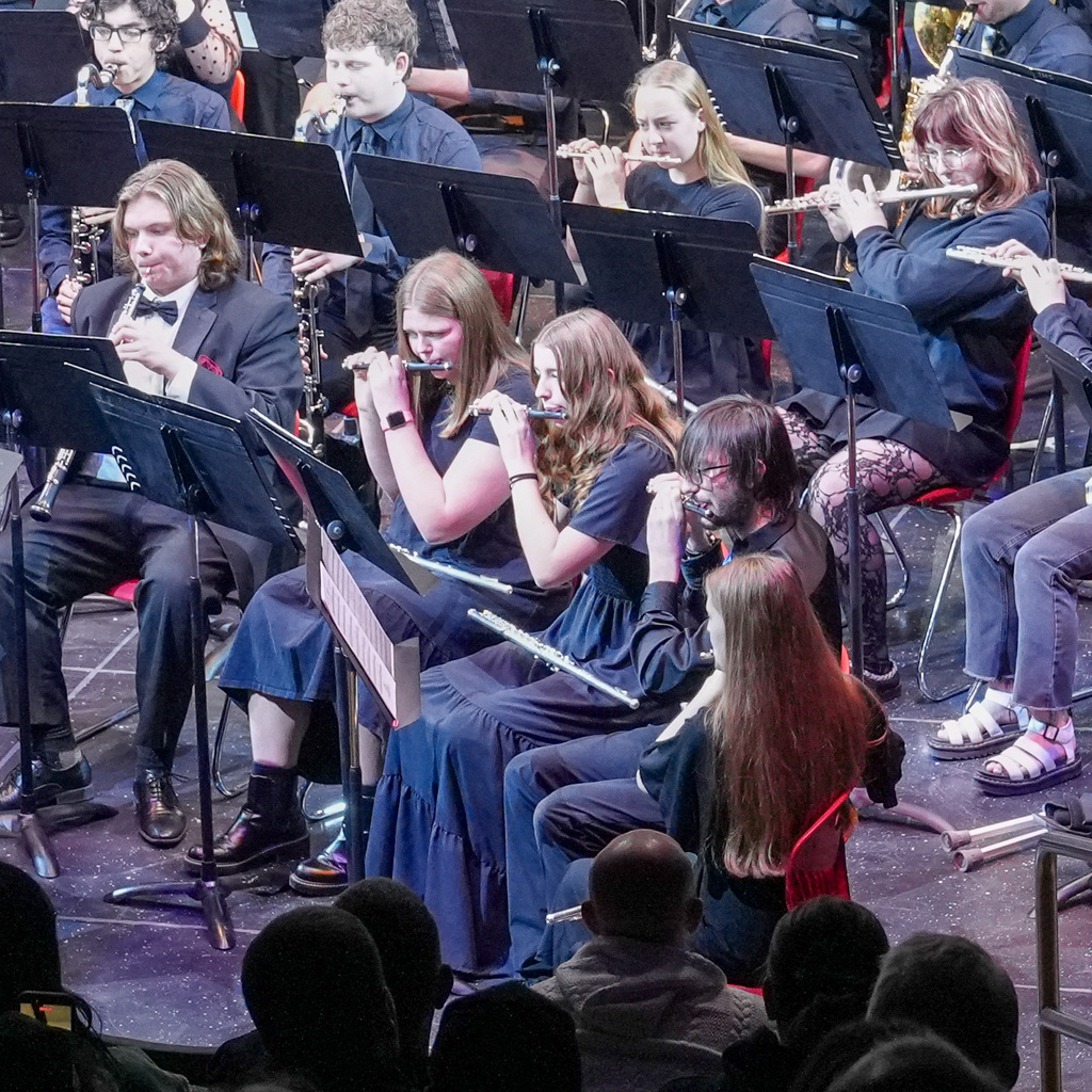 District Honor Band musicians.