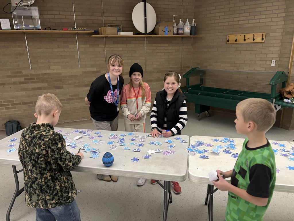 Hope Squad students posing for camera during hope squad activity