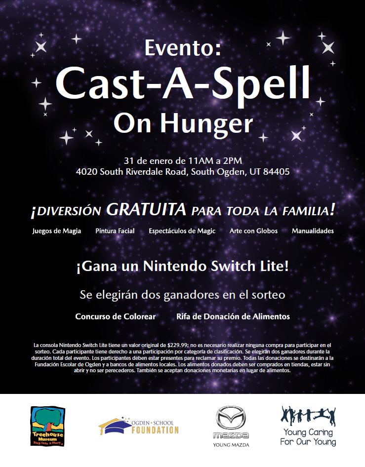 Cast-A-Spell on Hunger Event Spanish