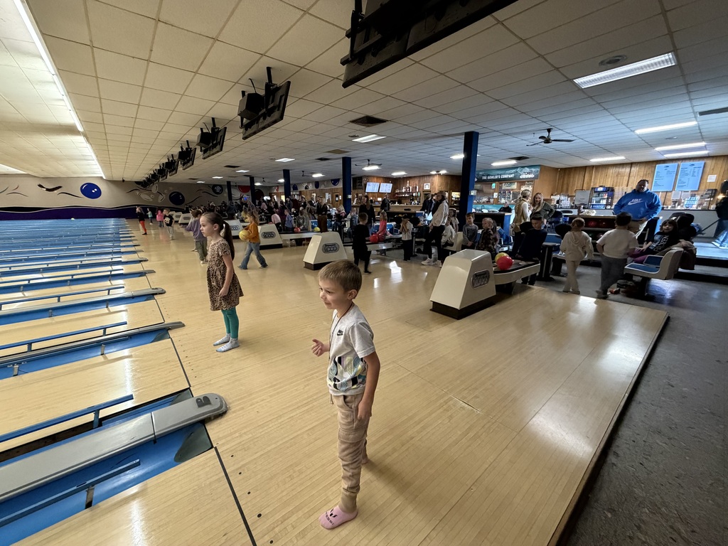 students bowling