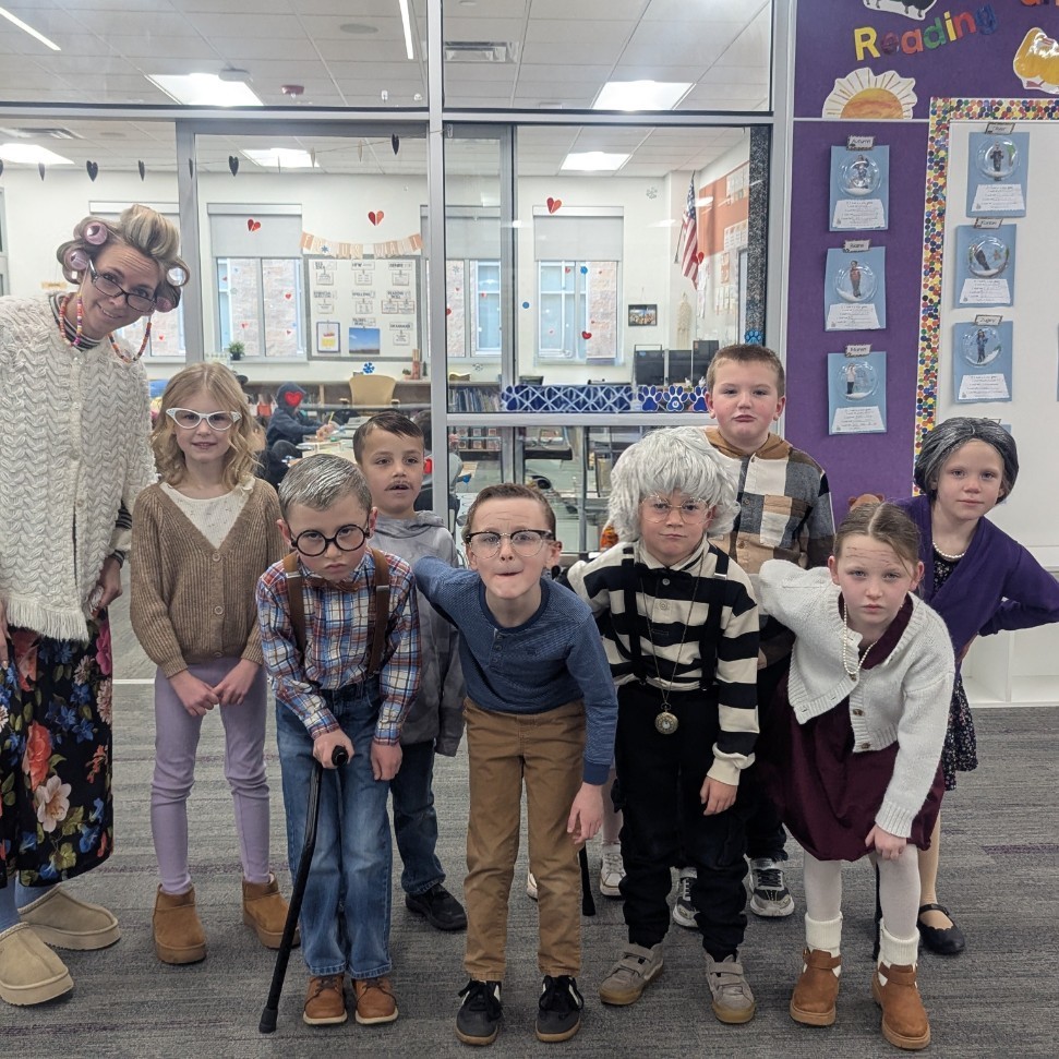 kids dressed as old people 