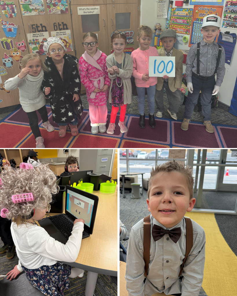 A group of students dressed up as if they were aging to 100 years. 