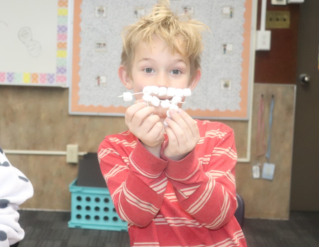 First grade celebrating 101 days of school