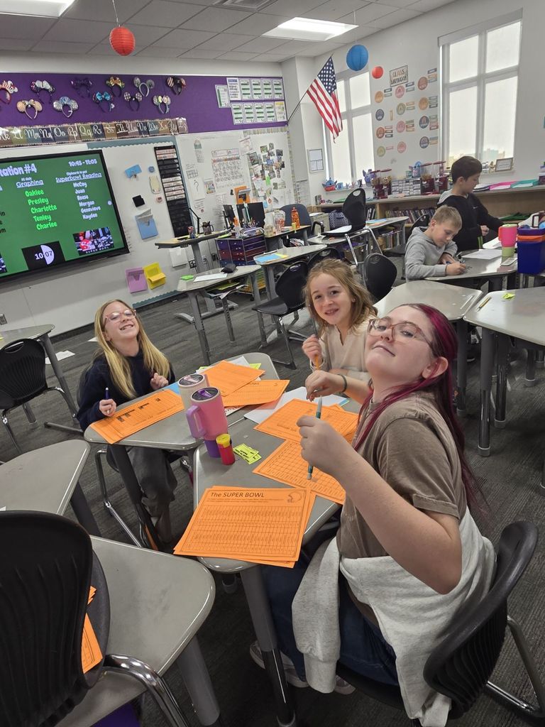 Kids learning in classroom