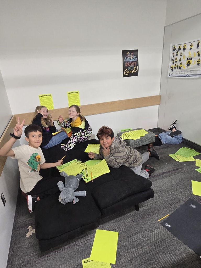 Kids learning in classroom