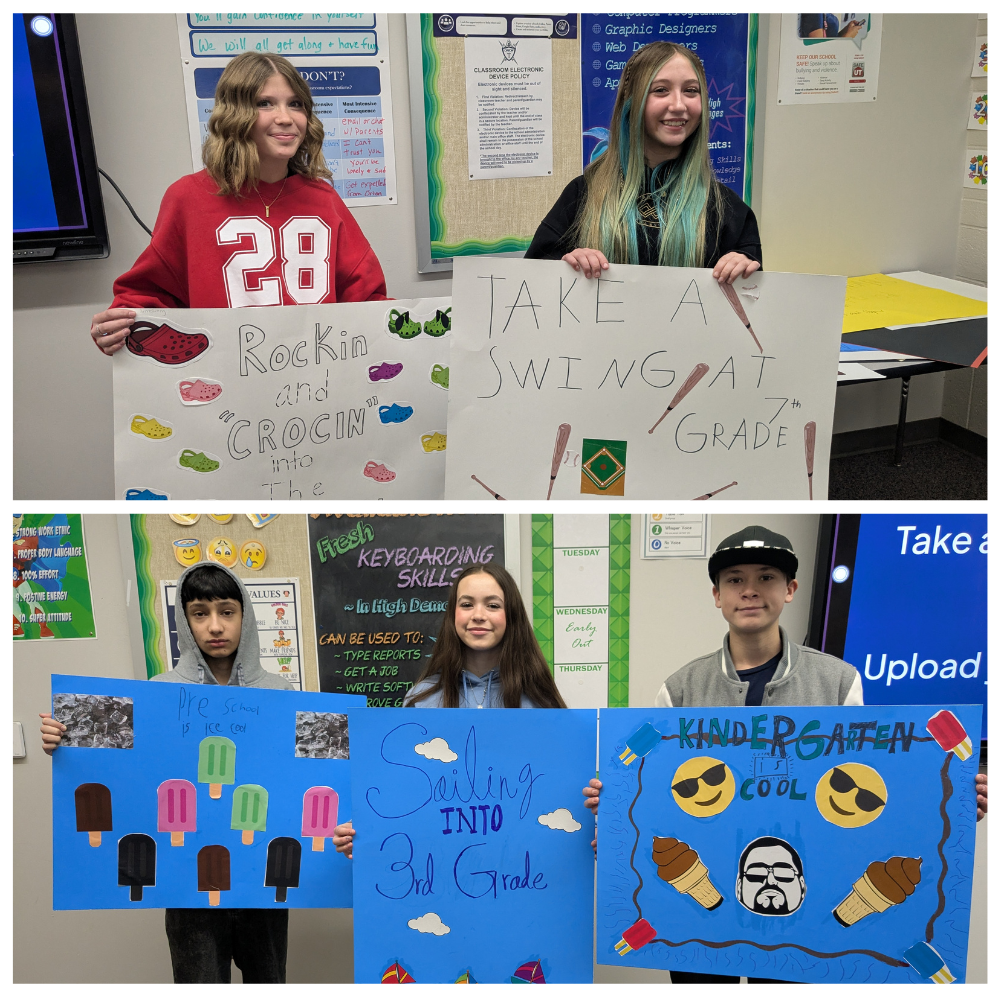 Mrs. Lee's CCA Class learned about the Education & Training Pathway! They designed Bulletin Boards and Dioramas of future classrooms.