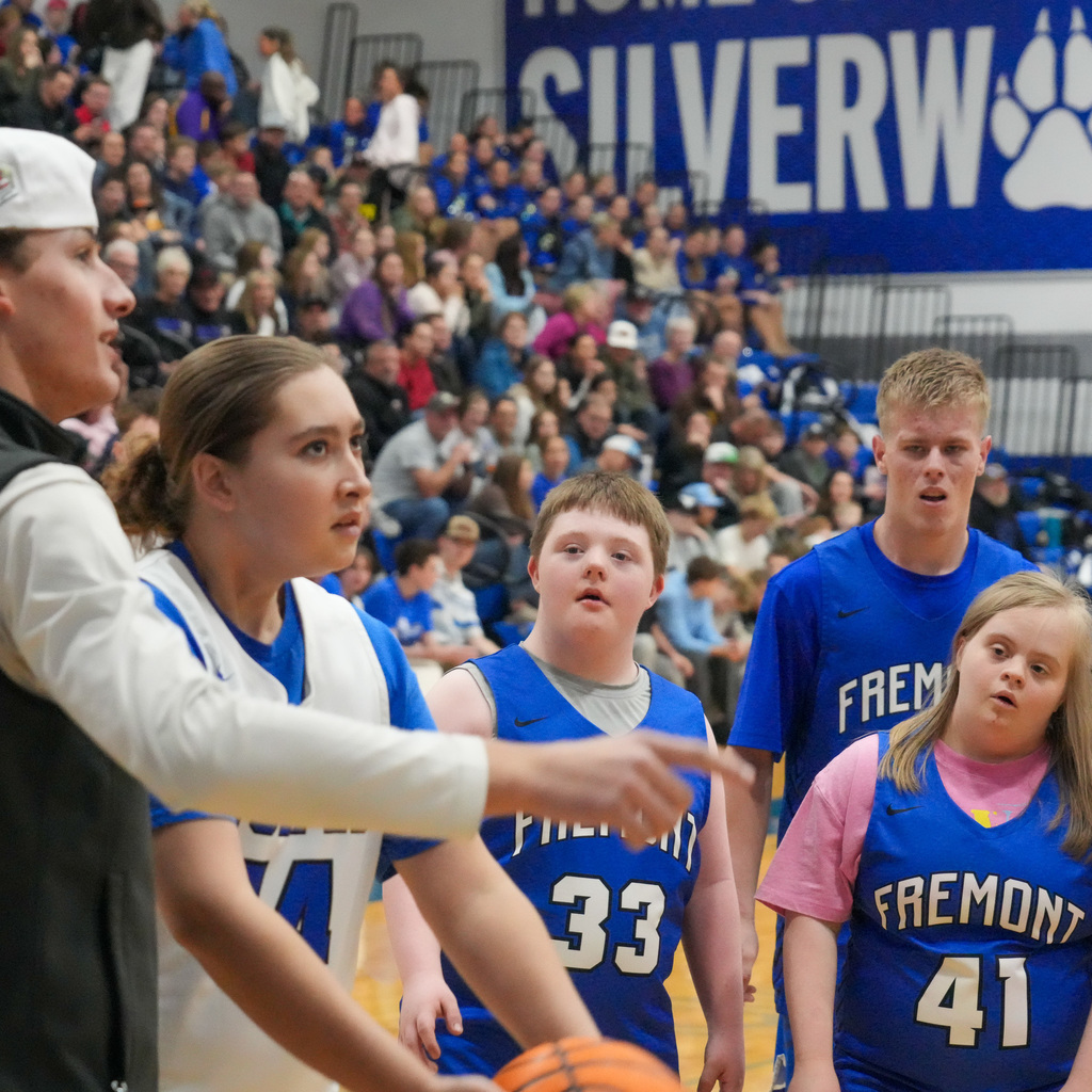 Unified basketball players.