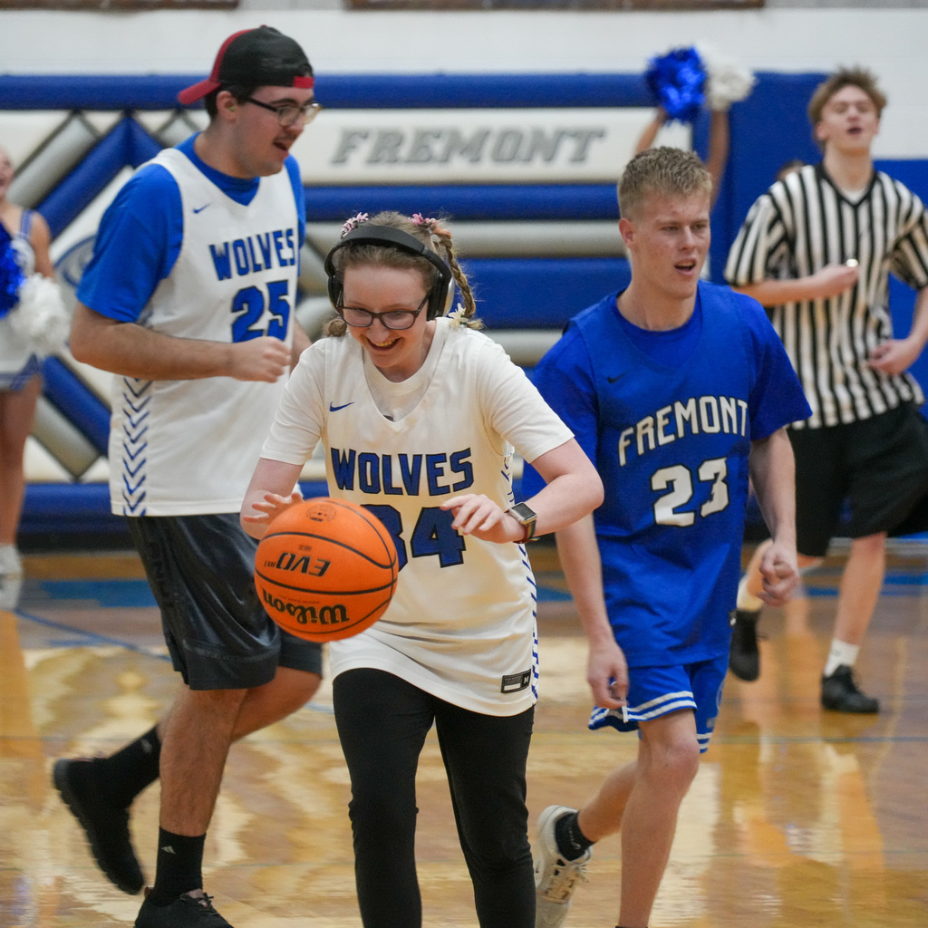 Unified basketball players.