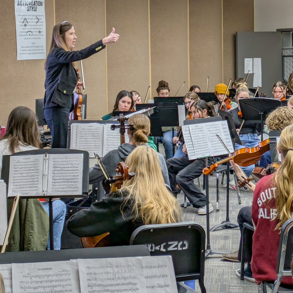 Honor Orchestra musicians.
