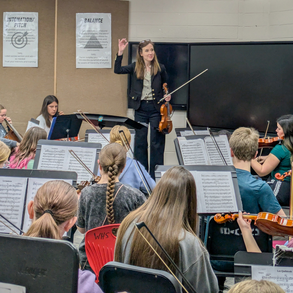 Honor Orchestra musicians.