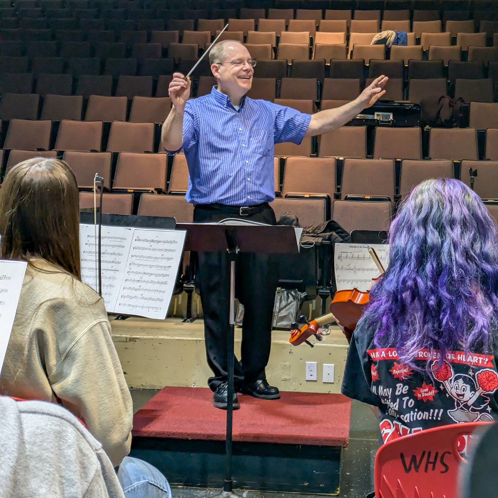 Honor Orchestra musicians.