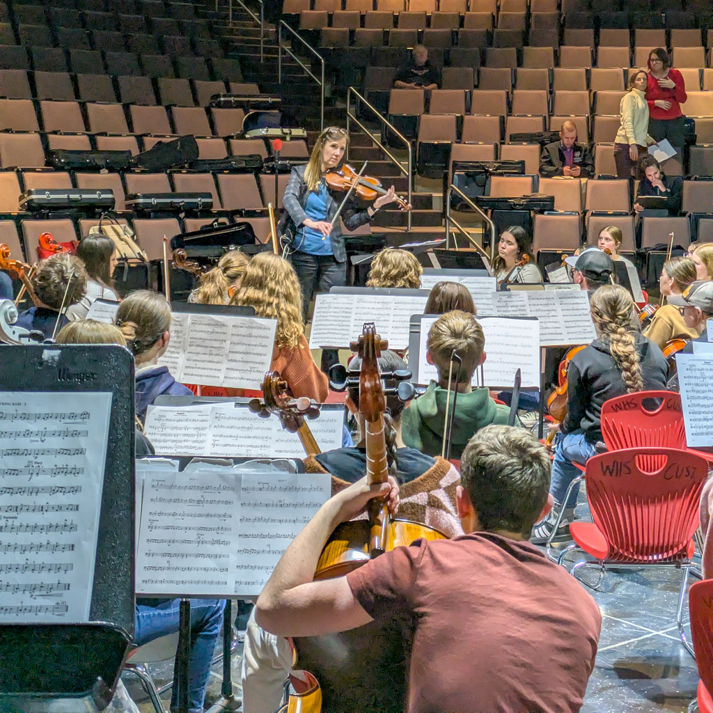 Honor Orchestra musicians.