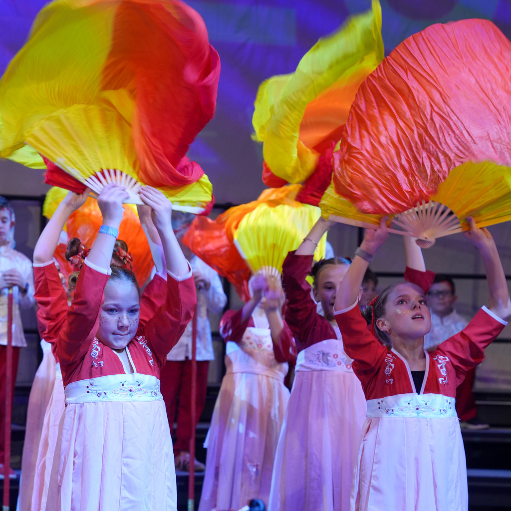 Chinese New Year performers