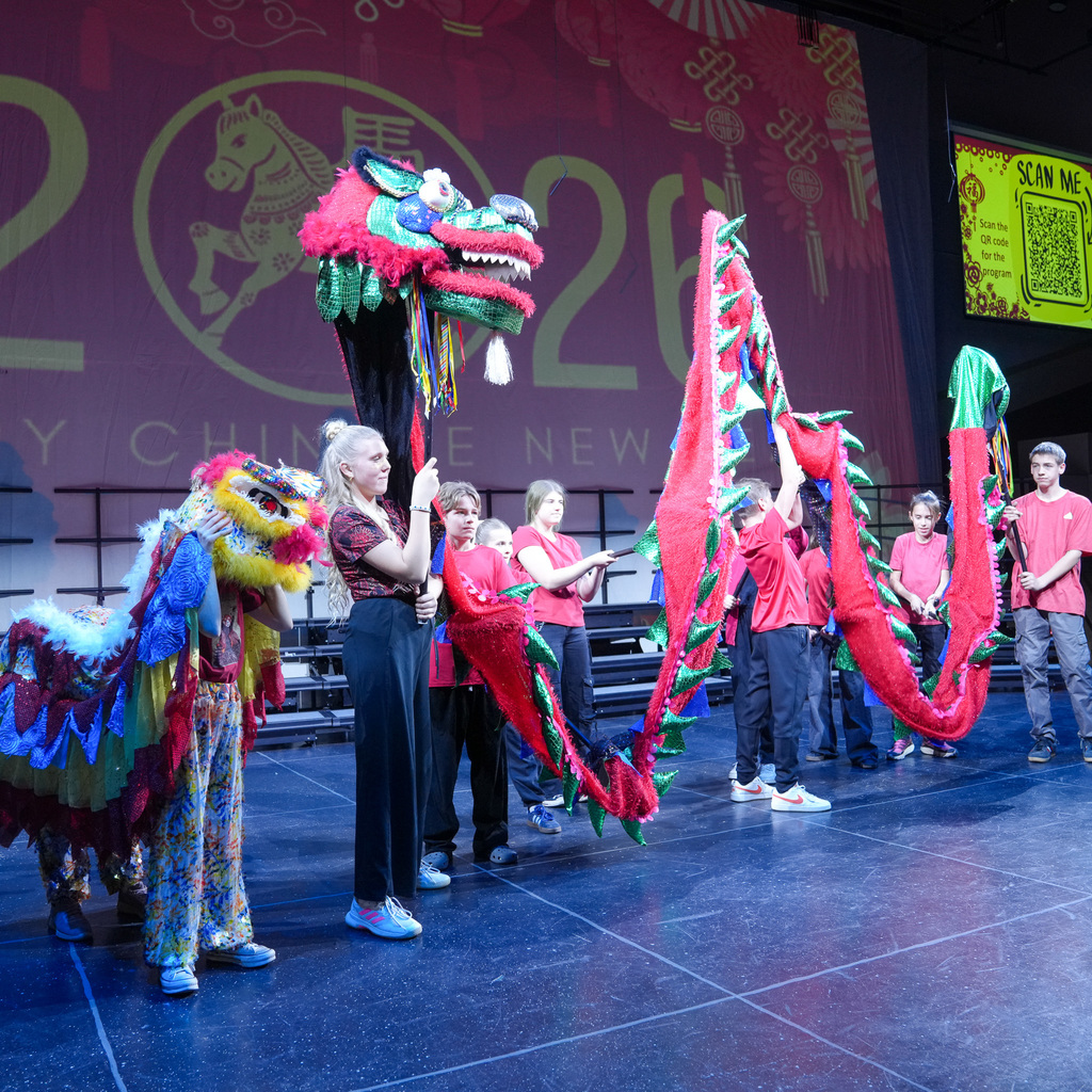 Chinese New Year performers