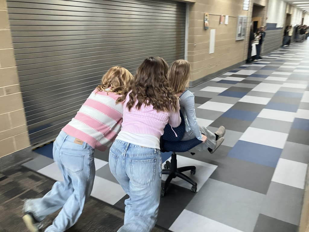 Even without the snow the Winter Olympics have arrived here at Orion Junior High, We have some fun Titan Time classes being represented here. We have 2-7th grade (Tanner, Young), 1-8th grade (Lee) and 2-9th grade (Howell, Weston) classes going for the Gold, we had our Opening ceremonies today. Followed by the first event, the School Style Bobsleigh teams. Tanner’s 7th graders got the Gold, followed by Weston’s 9th graders with the Silver and Lee’s 8th graders coming in Bronze by a .001 of a second behind Silver. Stay tuned for more events as we Go for the Gold, through Community building events! 