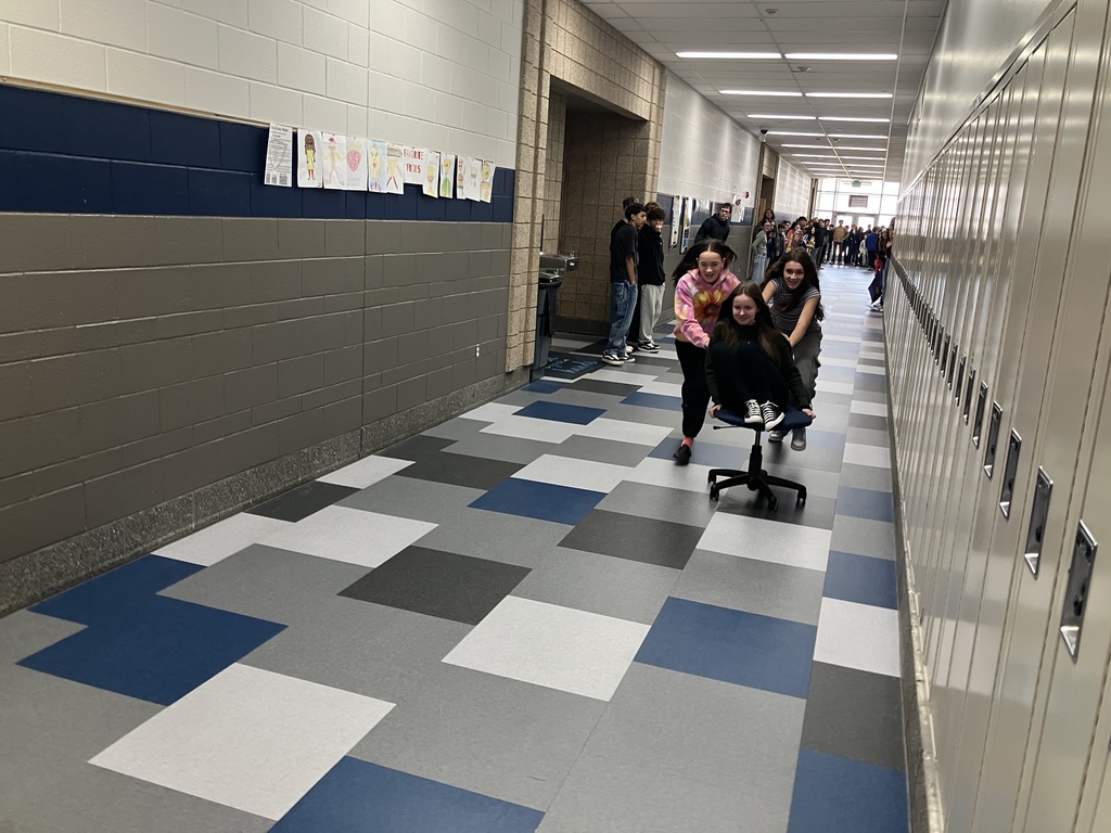 Even without the snow the Winter Olympics have arrived here at Orion Junior High, We have some fun Titan Time classes being represented here. We have 2-7th grade (Tanner, Young), 1-8th grade (Lee) and 2-9th grade (Howell, Weston) classes going for the Gold, we had our Opening ceremonies today. Followed by the first event, the School Style Bobsleigh teams. Tanner’s 7th graders got the Gold, followed by Weston’s 9th graders with the Silver and Lee’s 8th graders coming in Bronze by a .001 of a second behind Silver. Stay tuned for more events as we Go for the Gold, through Community building events! 