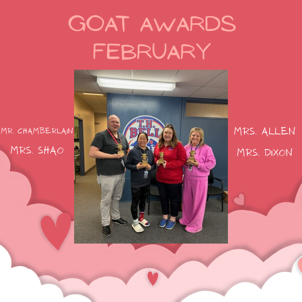 goat awards february mr chamberlain mrs shao mrs allen mrs dixon