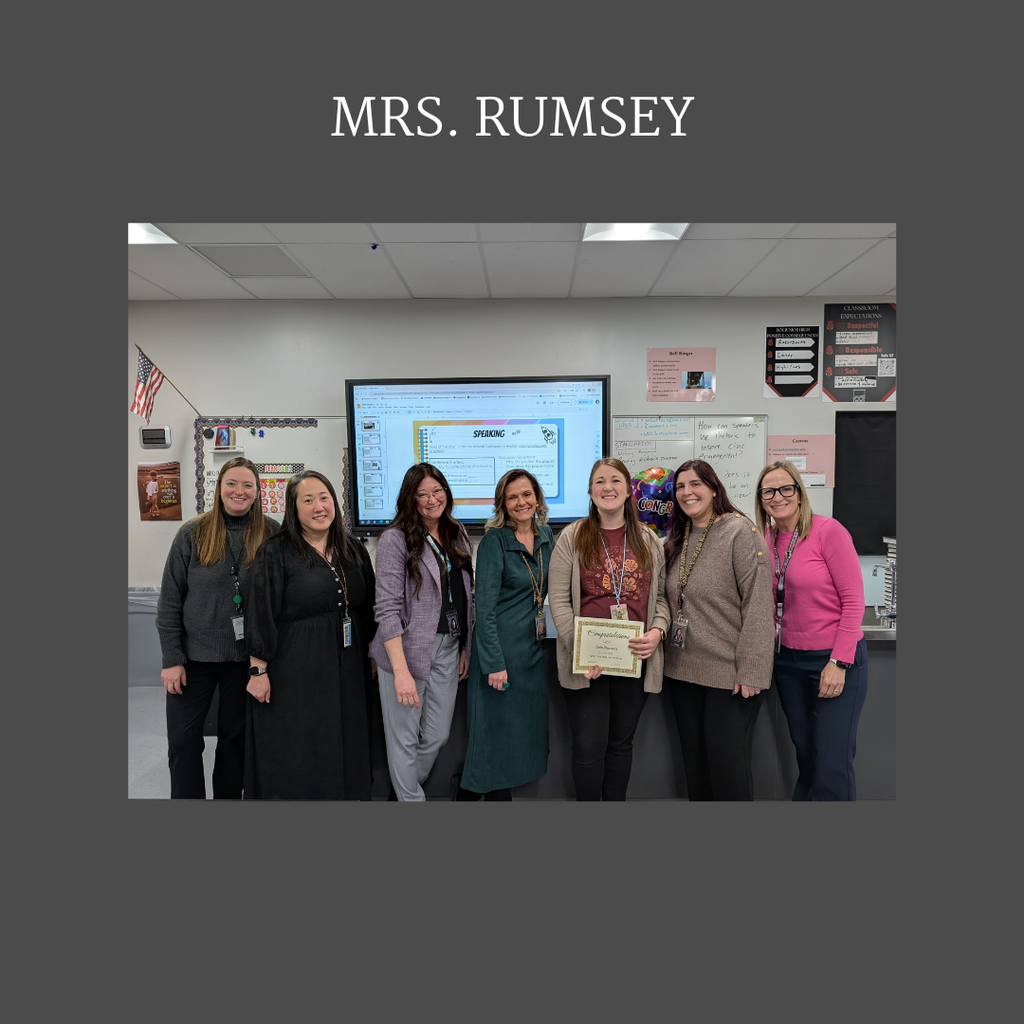 Photographs of Roy Jr teachers receiving awards from the district 