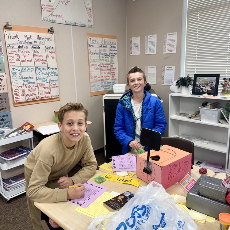 5th graders on Valentine's Day